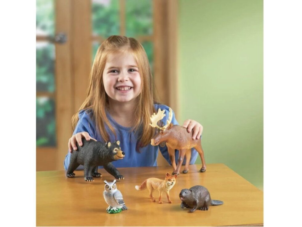 Learning Resources – Jumbo Forest Animals – velké figurky lesních zvířat
