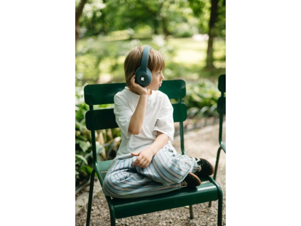 Blikající dětská sluchátka Kidywolf KIDYEARS - modrá