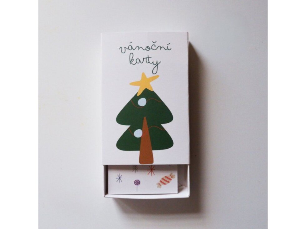 Vánoční karty 36 ks - hravé úkoly i tradice pro děti na advent