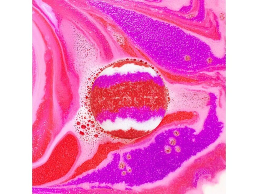 Inuwet Koupelová bomba Icecream Strawberry