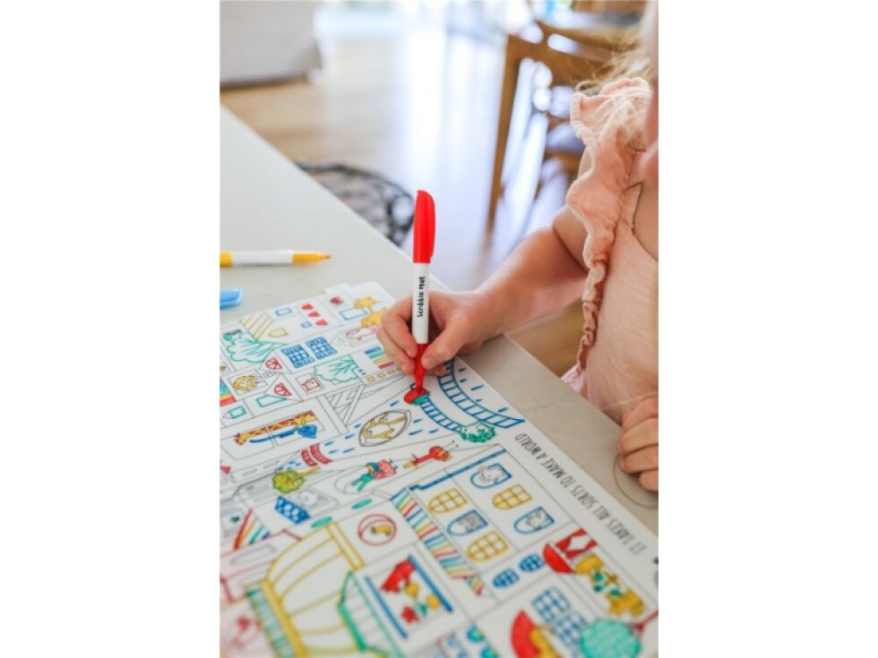 Silikonové omalovánky - Ve městě