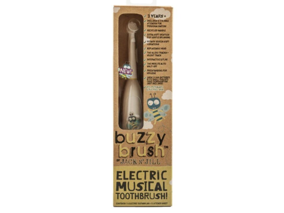 Jack N´Jill Elektrický zubní kartáček Buzzy Brush s melódií