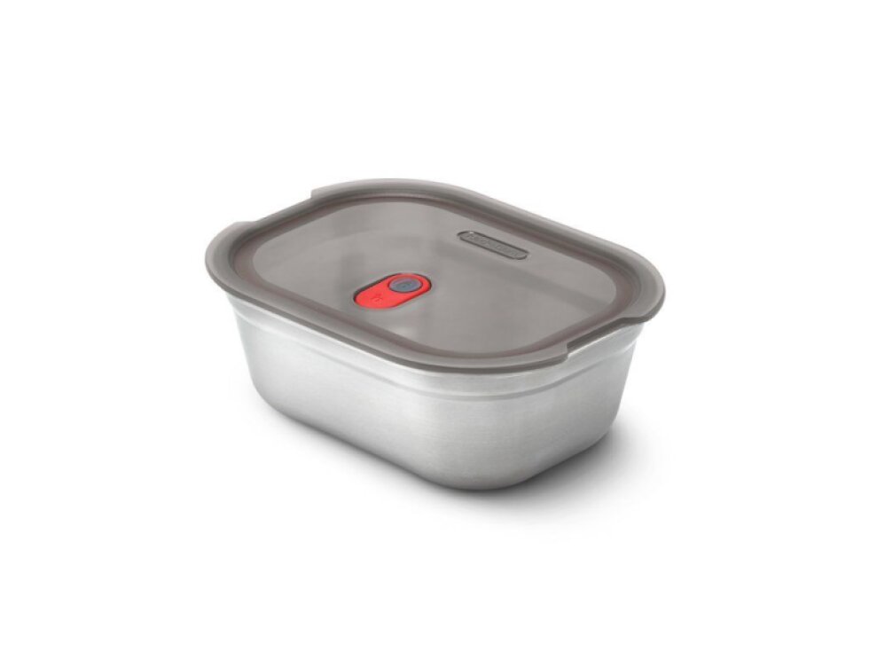 Ocelový box na jídlo - vel. L, barva: Grey / Red