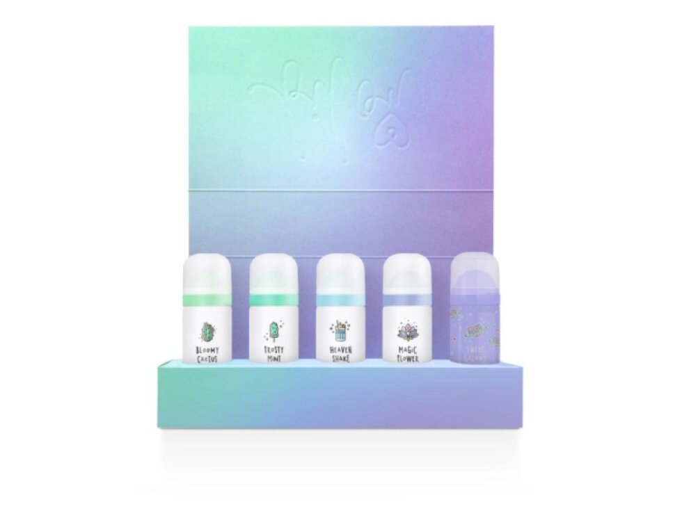 Sprchové pěny Set 5 kusů Dreamy Rainbow - 250 ml