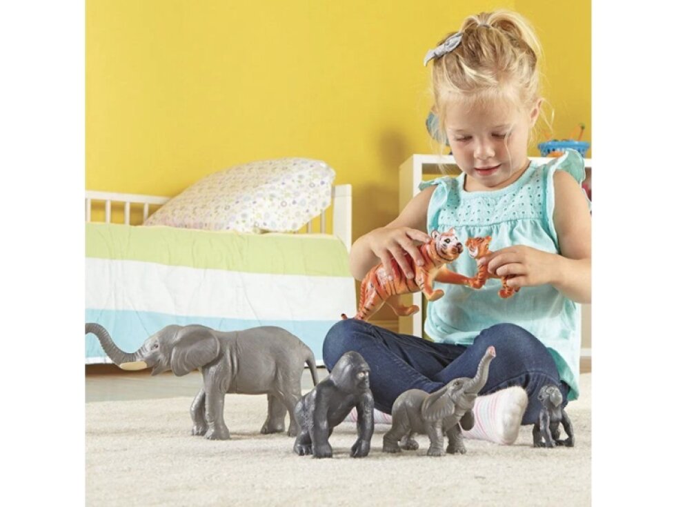 Learning Resources – Jumbo Zvířátka maminky a mláďata z džungle