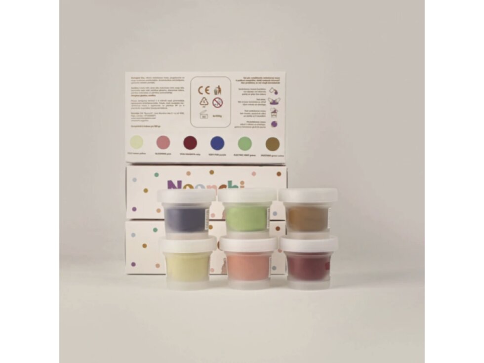 Noonchi organická modelína – hořčicově žlutá | MUSTARD (100g kelímek)