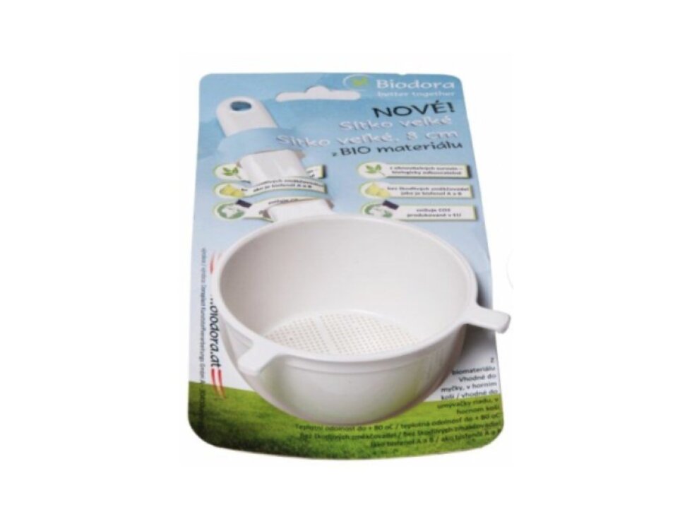 Sítko z bioplastu Biodora (8 cm) – pro smyslové hry a vodní zábavu