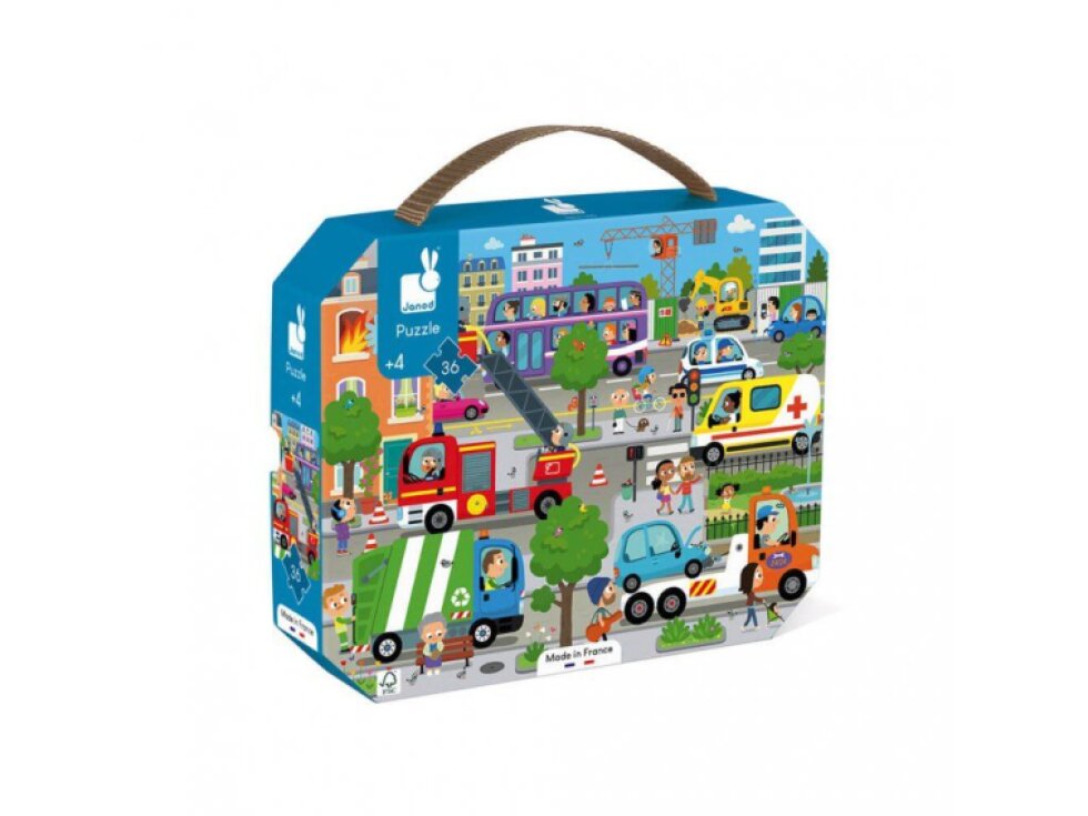 Janod puzzle město 36 ks