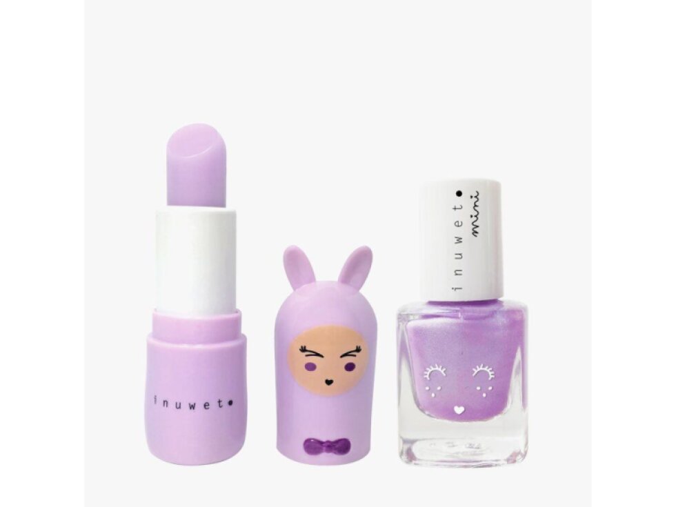 Duo Mauve – Marshmallow Balzám na rty + Mauve Blueberry lak na nehty