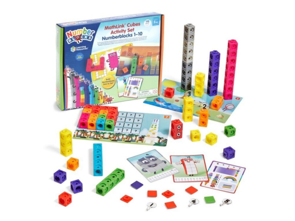 Learning Resources - Sada kostek MathLink® s číselnými bloky 1–10