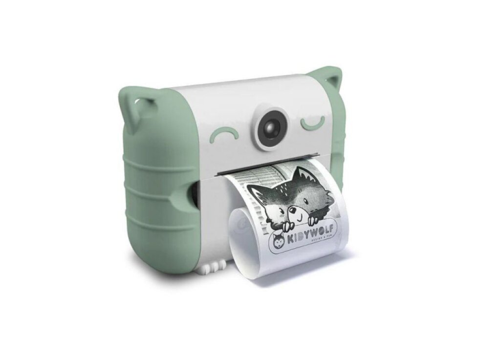 Instantní dětský fotoaparát Kidyprint Kidywolf - zelená