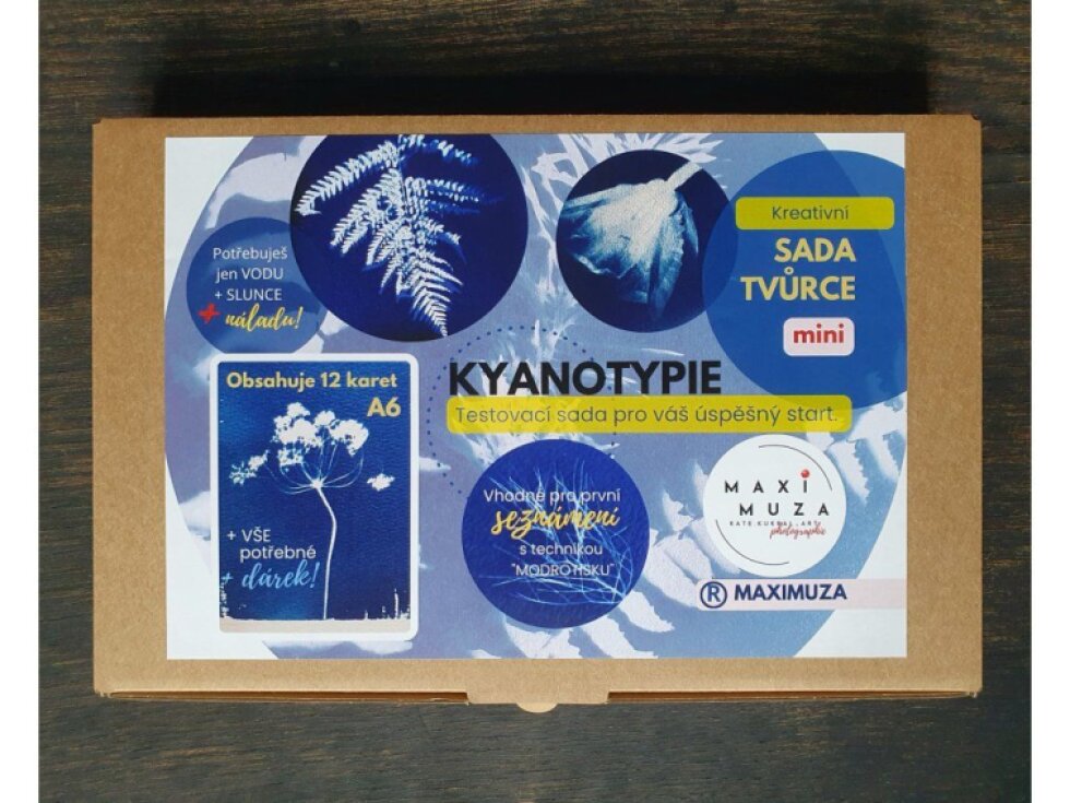 Sada tvůrce - KYANOTYPIE - MINI