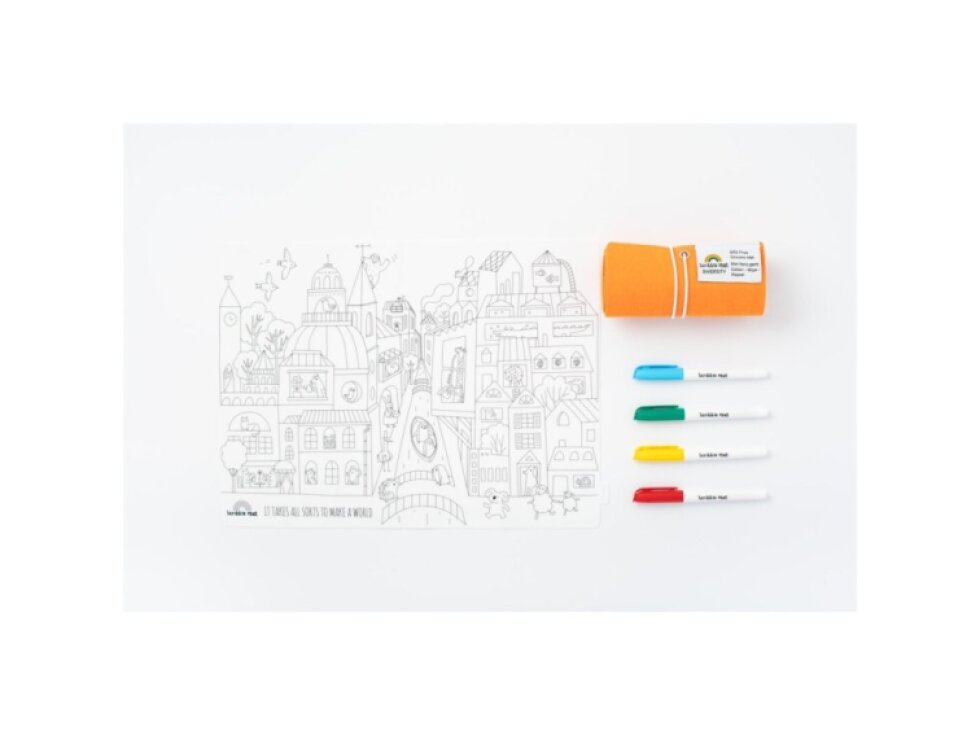 Silikonové omalovánky - Ve městě