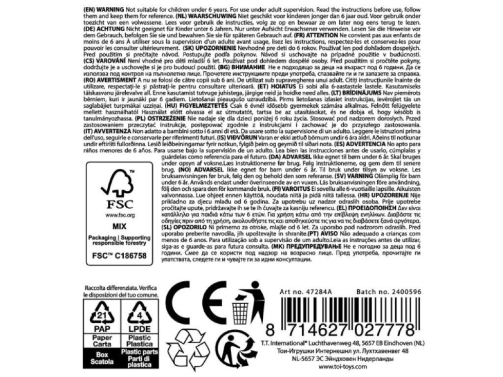Malý archeolog dinosaurus fosilie plast v krabičce 9x7x3cm