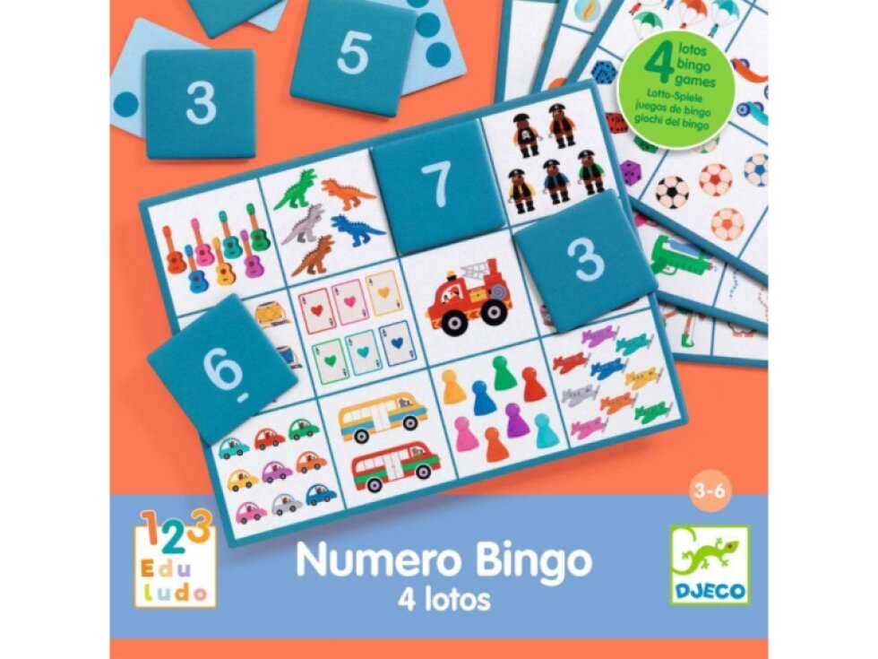 DJECO Hra Bingo 4 ks