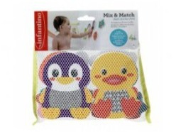INFANTINO PĚNOVÉ SAMOLEPKY ZVÍŘÁTEK DO KOUPELE MIX&MATCH