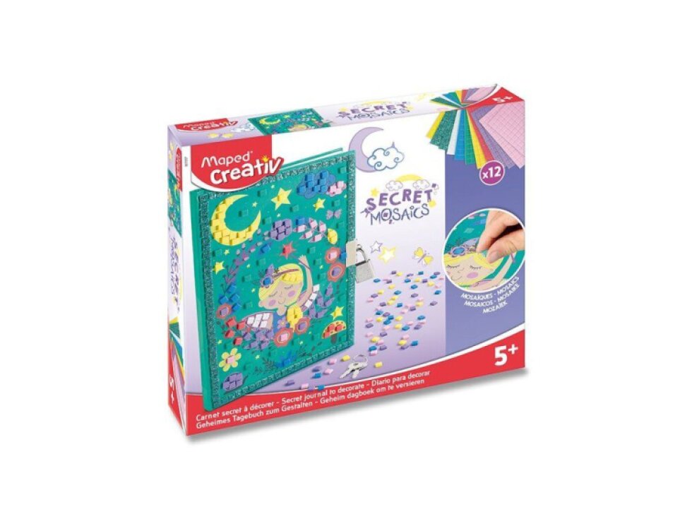 SADA MAPED CREATIV SECRET MOSAICS SECRET DIARY - TAJNÝ DENÍČEK