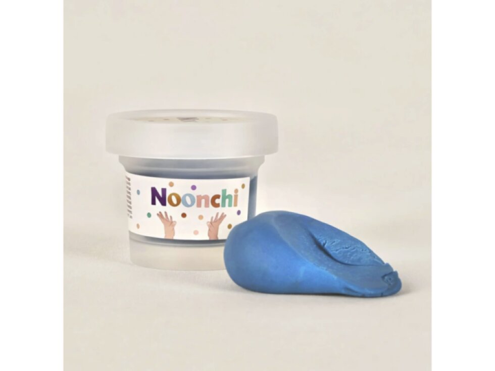 Noonchi organická modelína – zářivě modrá | MAJORELLE (100g kelímek)