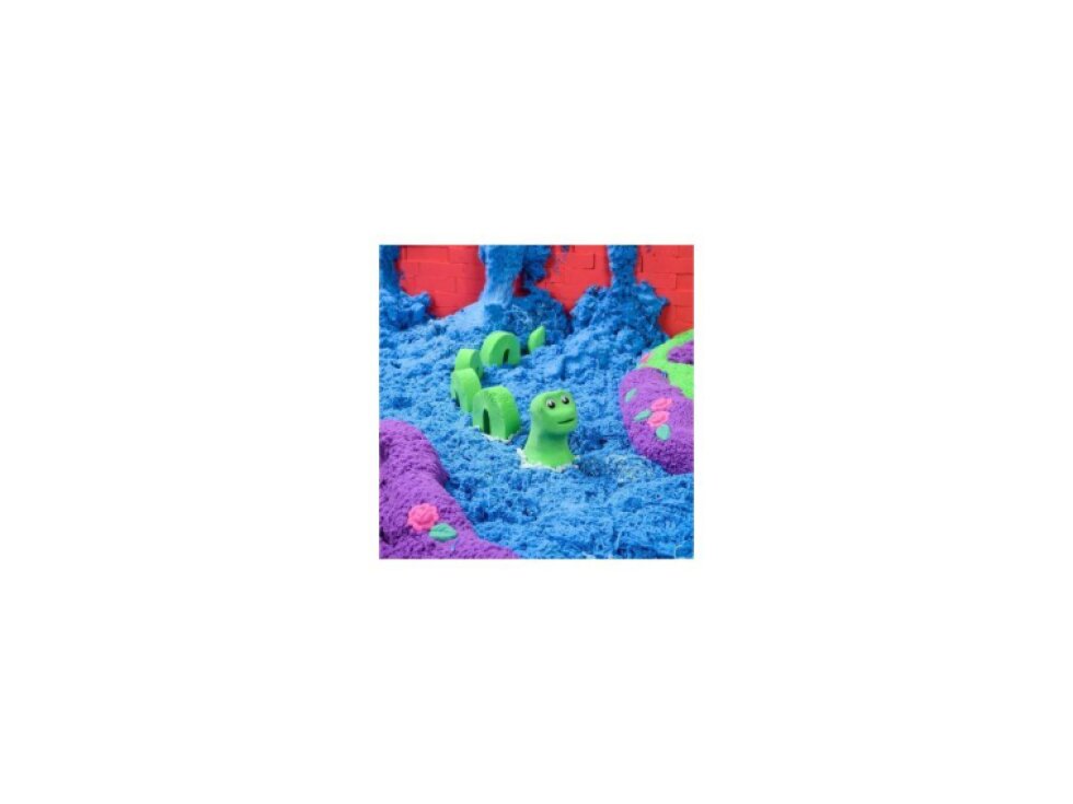Kinetický písek 4 barvy a 6 formiček, 2 kg
