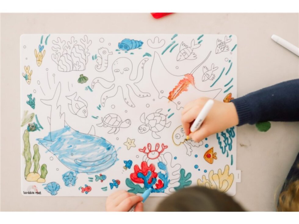 Silikonové omalovánky - Pod mořem