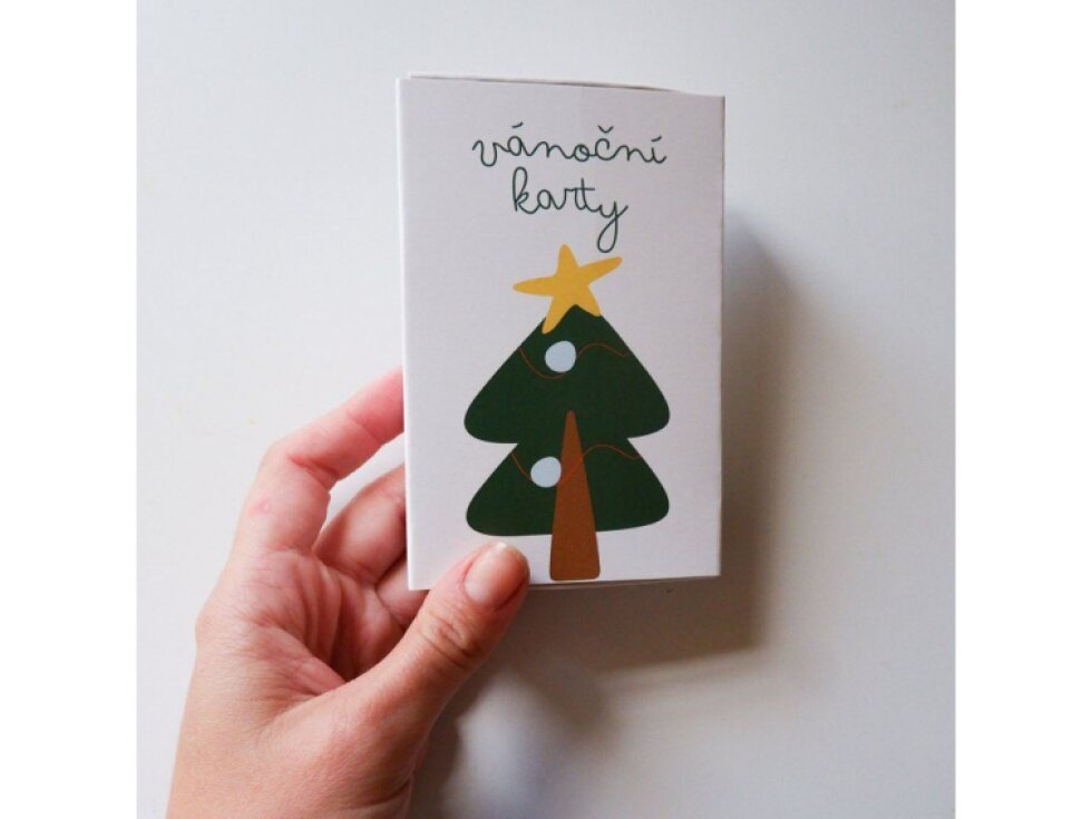 Vánoční karty 36 ks - hravé úkoly i tradice pro děti na advent
