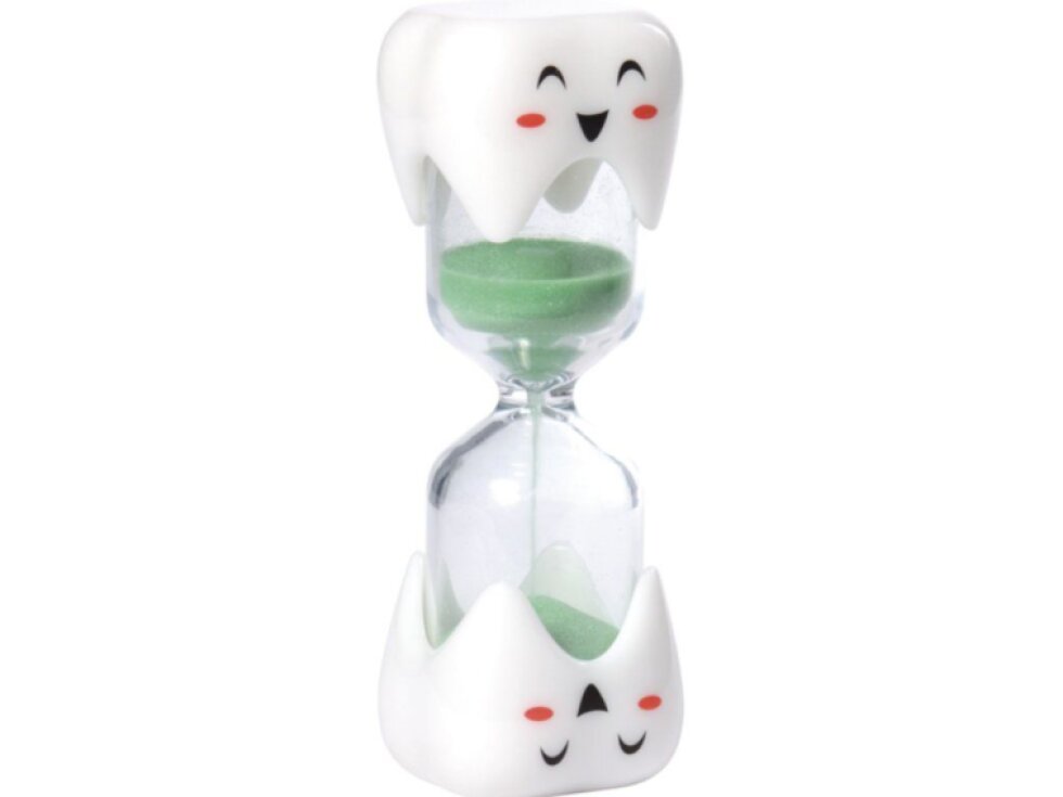 Velký časovač na čištění zubů – 2 minuty, bílý