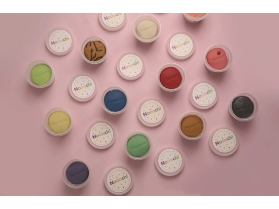 Noonchi organická modelína Ruby | Viva Magenta (100g kelímek)