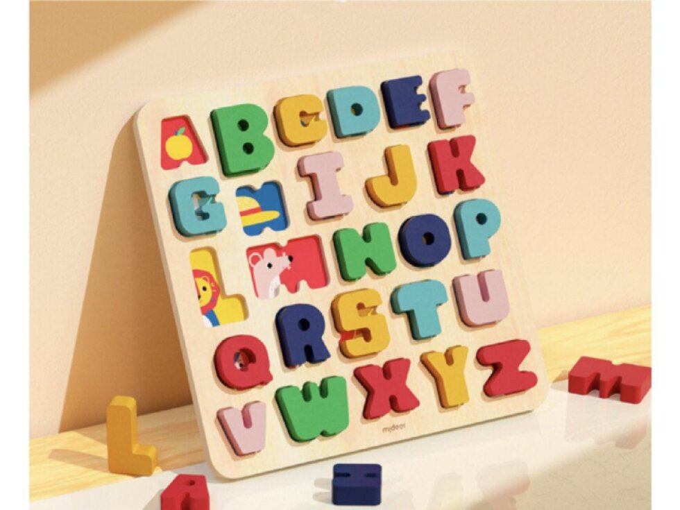 Vkládací puzzle Abeceda - 26 dílků