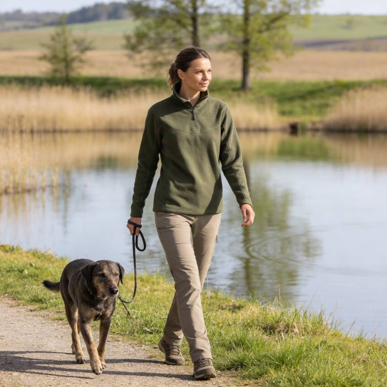 mikina Tiveden Ladies Green - Pinewood