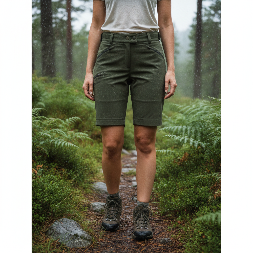 kraťasy Abisko Light Stretch W´s - Pinewood