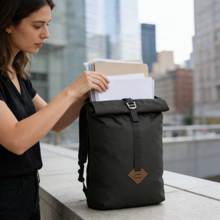 batoh městský Urban Roll Top Darkgrey - Northfinder