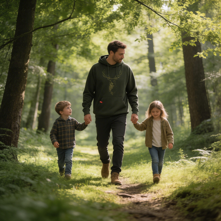 mikina Branded Deer- Hart