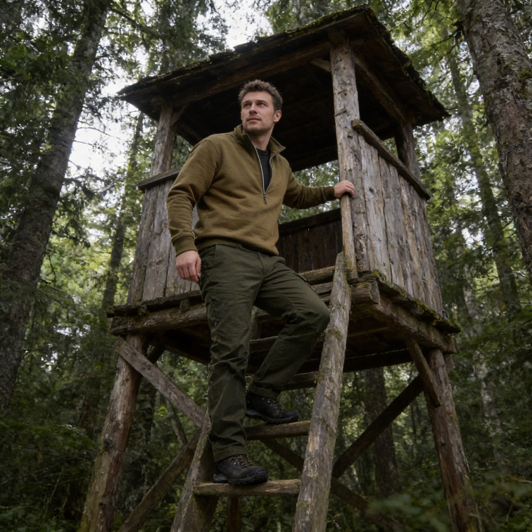 pánské kalhoty Finnveden Outdoor Mossgreen - Pinewood