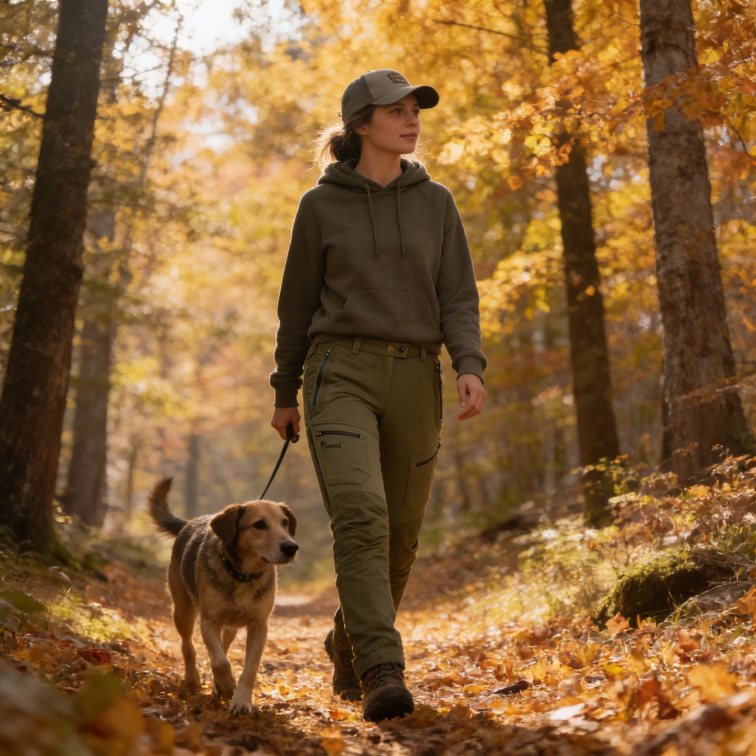 kalhoty Finnveden Hybrid Ladies - Pinewood