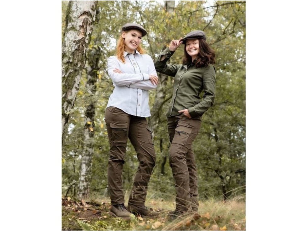 dámské kalhoty khaki - C.I.T