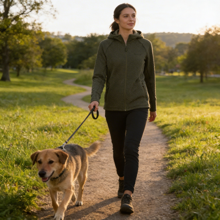 mikina Everyday Travel Hoodie Full Zip Ladies - Pinewood