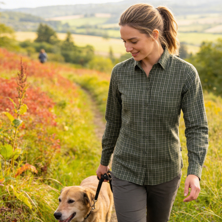 dámská košile Nydala Grouse - Pinewood