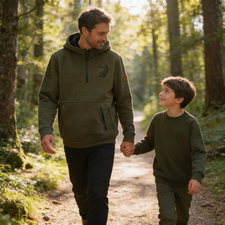 mikina C.I.T. s kapucí - jelen