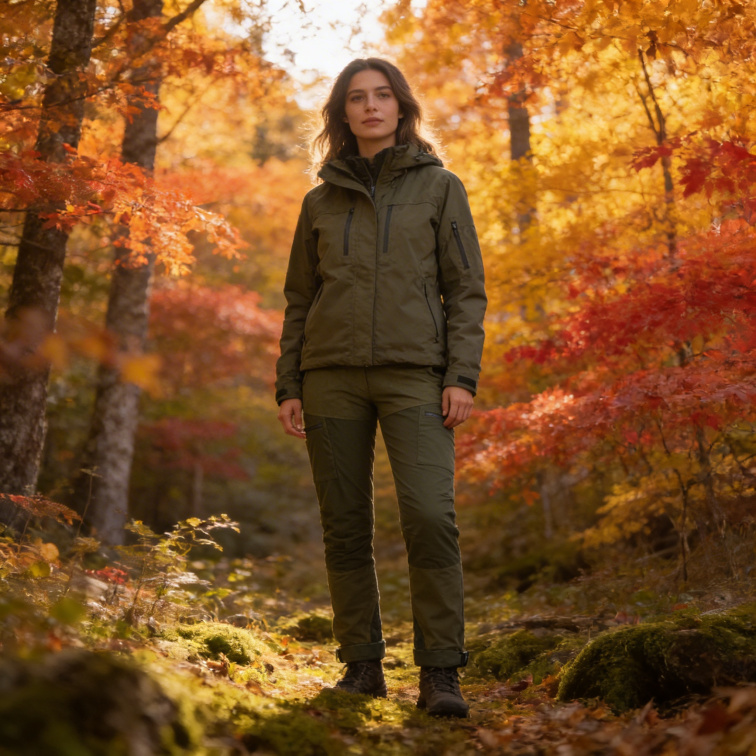 kalhoty Retriever Active Ladies Green - Pinewood