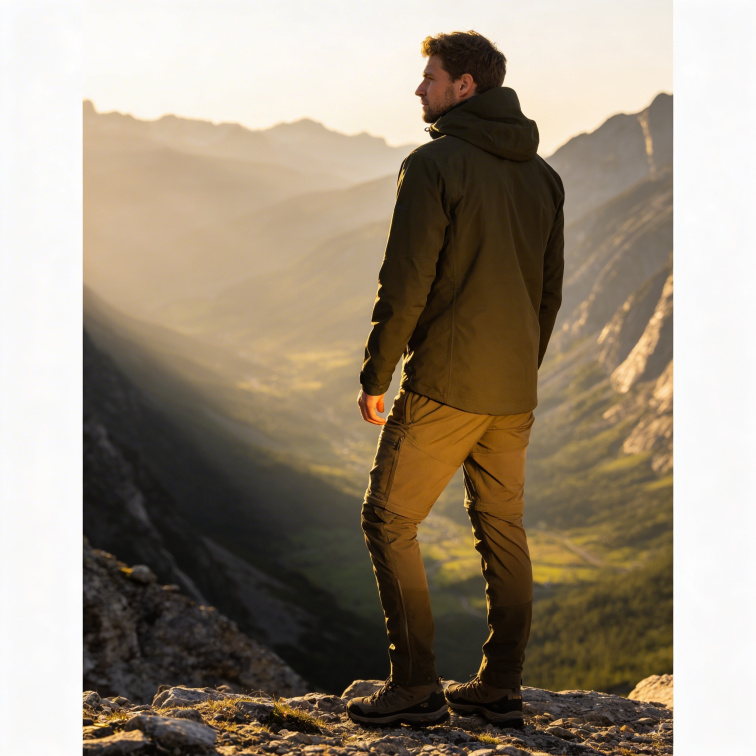 pánské kalhoty Finnveden Hybrid Zip-Off - Pinewood