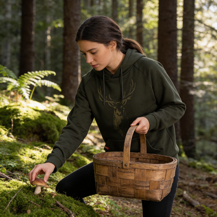 mikina Branded Deer- Hart