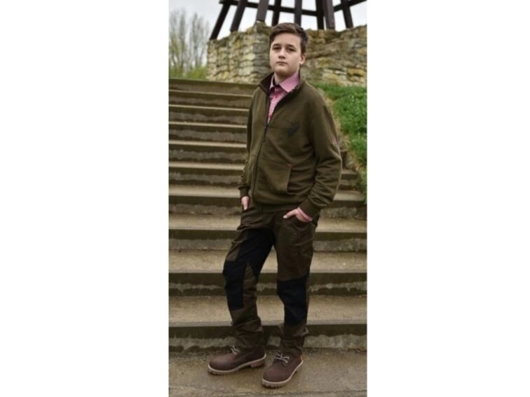 mikina C.I.T. dlouhý zip - jelen