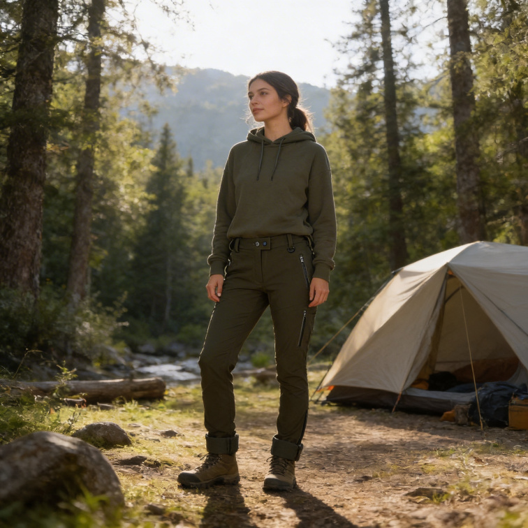 kalhoty Wilda Stretch Shell Ladies - Pinewood