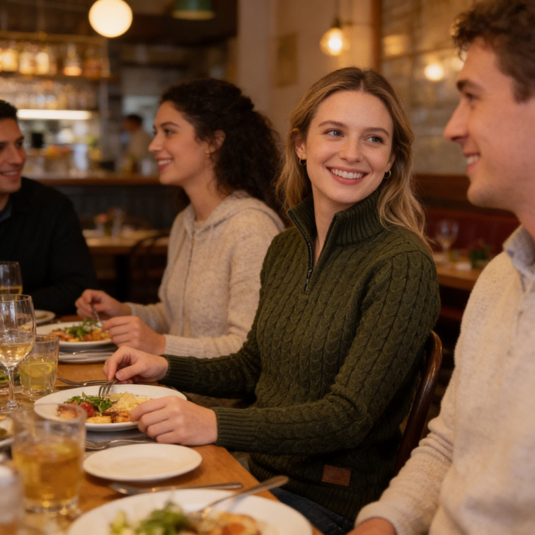 vlněný copánkový svetr - C.I.T.