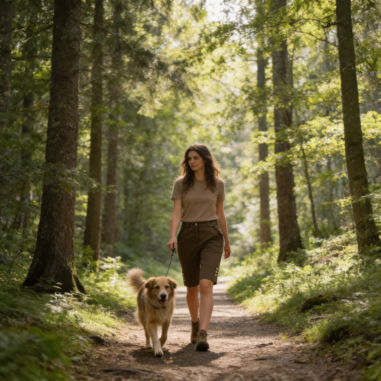 dámské kraťasy hnědozelené Zaira - Margita