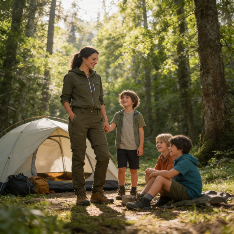 kalhoty Finnveden Hybrid Zip-Off ladies- Pinewood