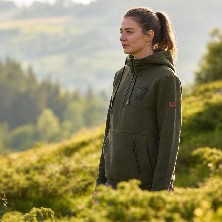 mikina C.I.T. s kapucí - jelen