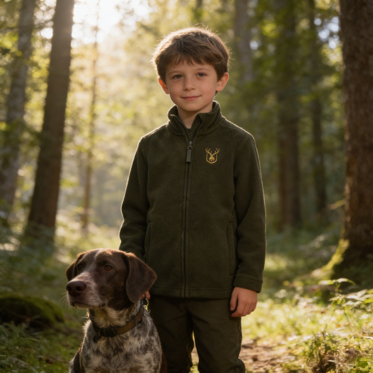 dětská fleecová mikina Atlas Light - Deerhunter