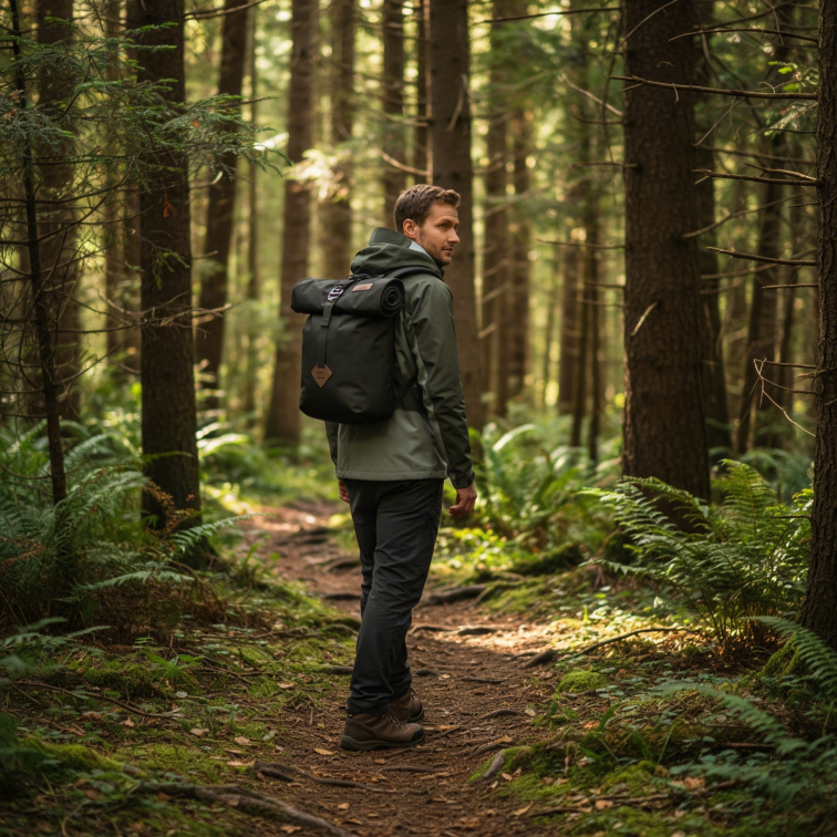 batoh městský Urban Roll Top Darkgrey - Northfinder