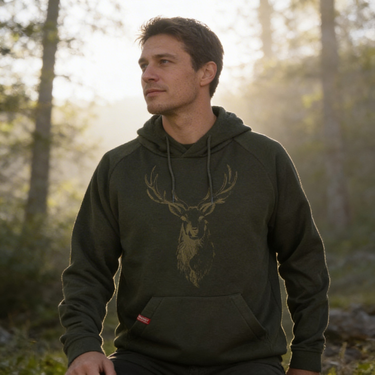 mikina Branded Deer- Hart